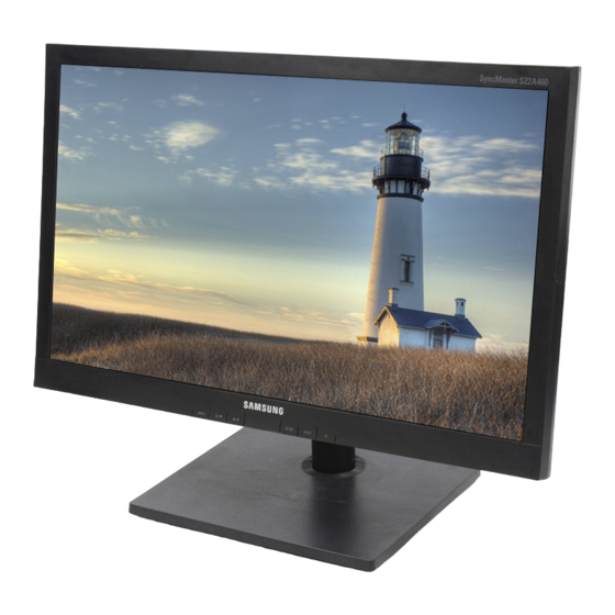 Samsung SyncMaster S22A460B User Manual