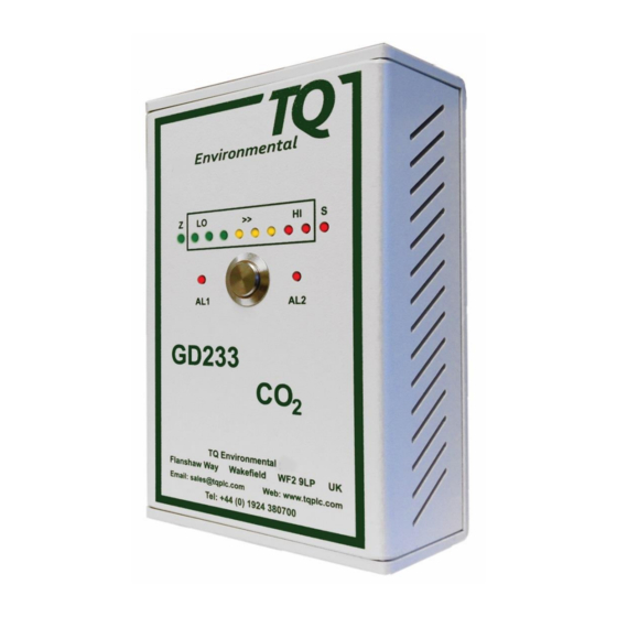TQ Environmental GD233 Operating Manual