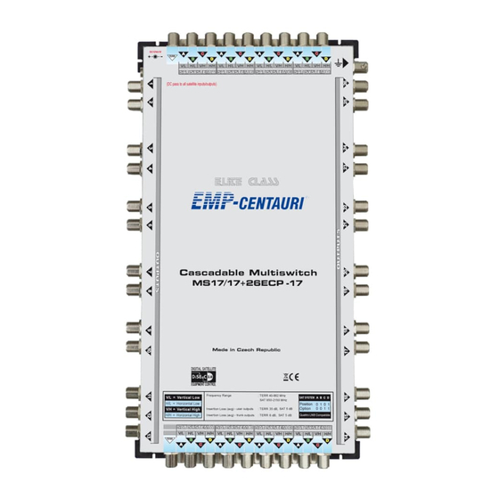 EMP-Centauri MS17/17+6ECP-4 Instruction Manual