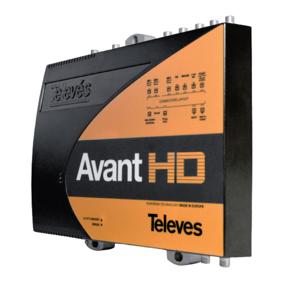 Televes Avant HD 532810 User Instructions
