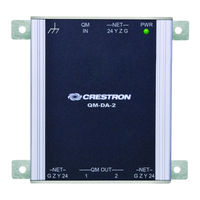 Crestron QuickMedia QM-DA-2 Operation Manual