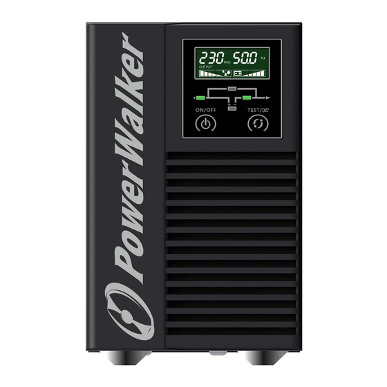 User Manuals: PowerWalker VFI 1000T/E LCD Power Supply