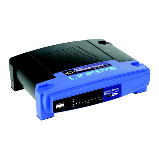 Linksys BEFSR81 Quick Installation Manual