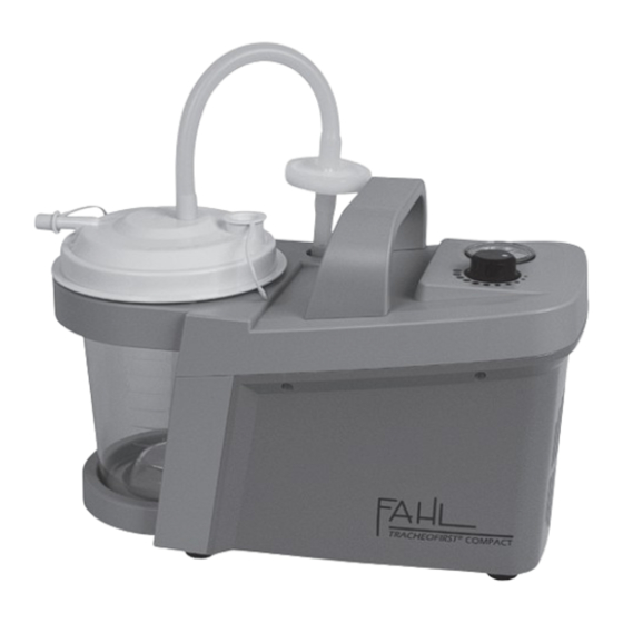 Fahl TRACHEOFIRST COMPACT Instructions For Use Manual