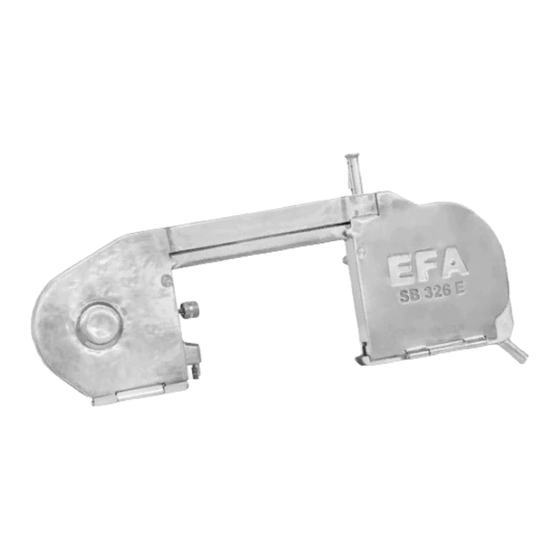EFA SB 326 E Translation Of The Original Operating Instructions