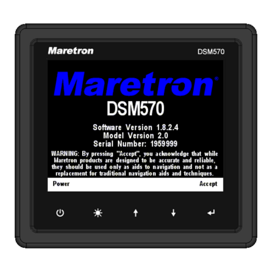 Maretron DSM570 User Manual