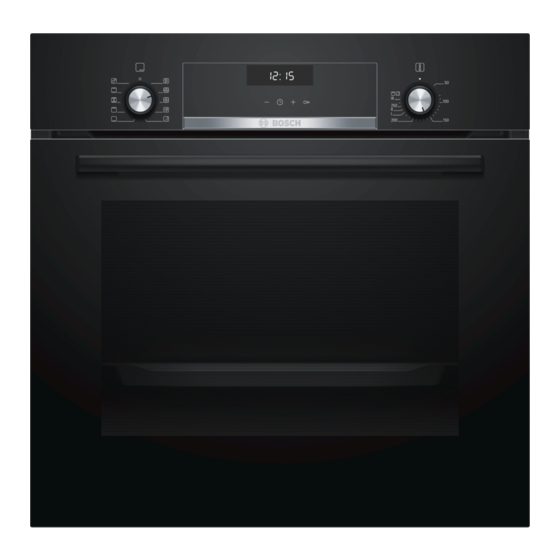Bosch HBJ558YW0Q User Manual And Installation Instructions