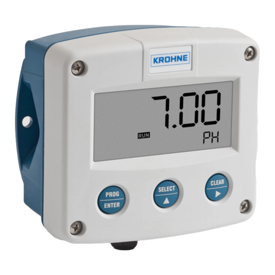 KROHNE SD 200 W Quick Start