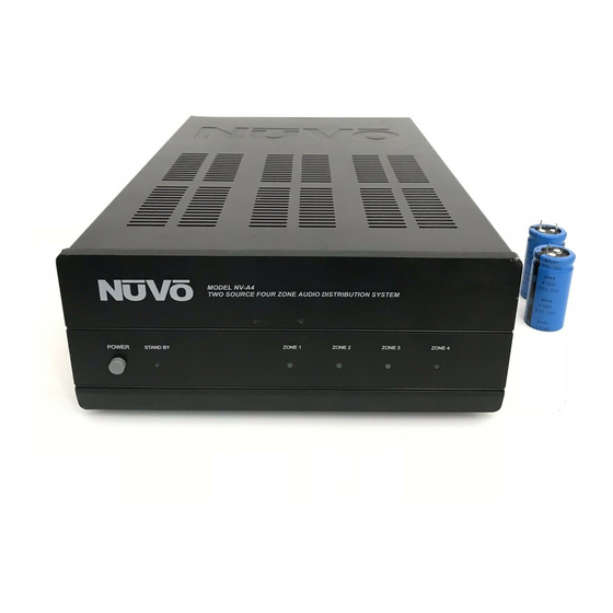Nuvo Simplese NV-A4S Owner's Manual