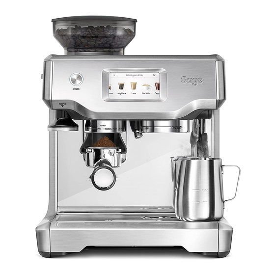 Sage Barista Touch SES880 Manuals