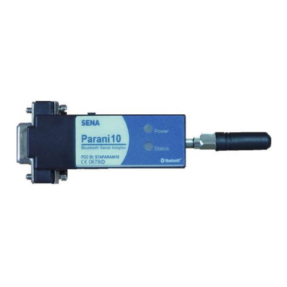 Sena Parani10 User Manual