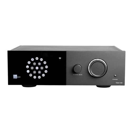 Lyngdorf Audio TDAI-1120 Streaming Manuals