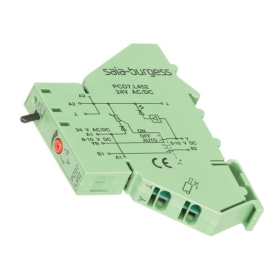 SBC PCD7.L452 Quick Manual