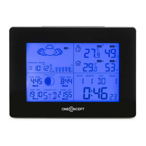 oneConcept Bergen 10029954 Manual
