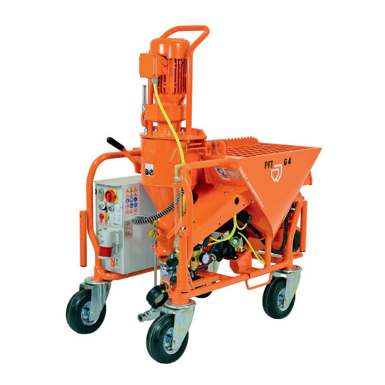 PFT G 4 X Operating Manual