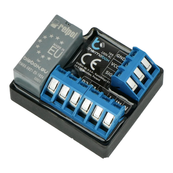 BleBox Thermobox User Manual