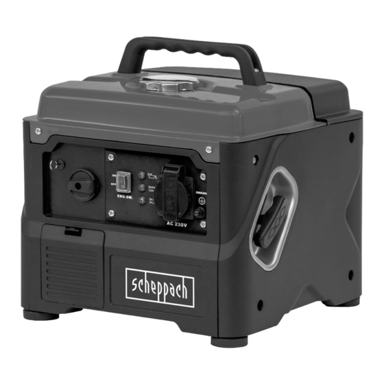 Scheppach SG1500i Translation From The Original Instruction Manual