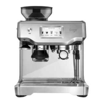 Sage Barista Touch SES880 Quick Manual