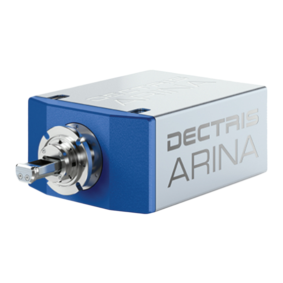 Dectris ARINA User Manual