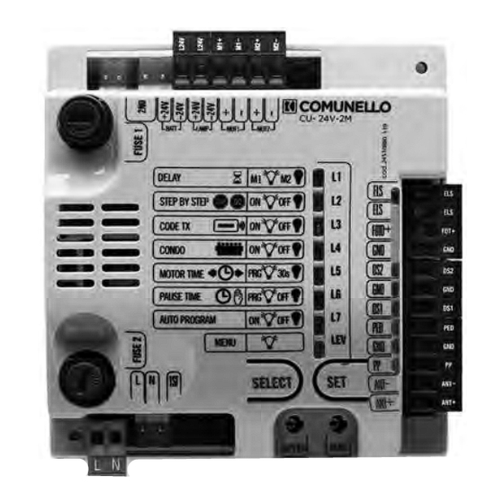 Comunello Automation CU 24V 2M Installation And User Manual