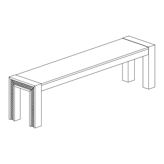 Living Spaces BONHAM DE-BON-D04-170-OXI Assembly Instructions