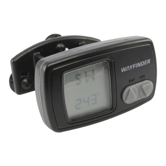 WayFinder V2020 Automobile Compass with Wireless Thermometer