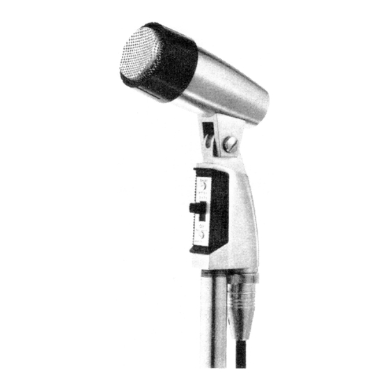 Shure SONODYNE II 540 User Manual