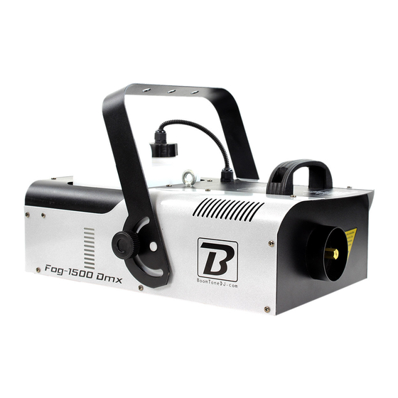 BoomToneDJ Fog-1500 DMX User Manual