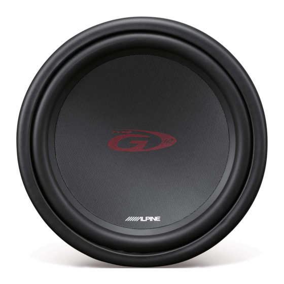 Alpine SWG-1044 Application Manual