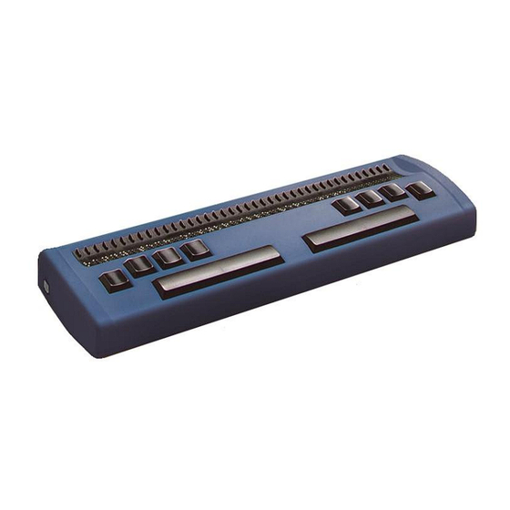 Handy Tech easy braille User Manual