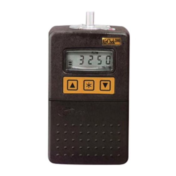 SKC AirChek2000 Operating Instructions Manual