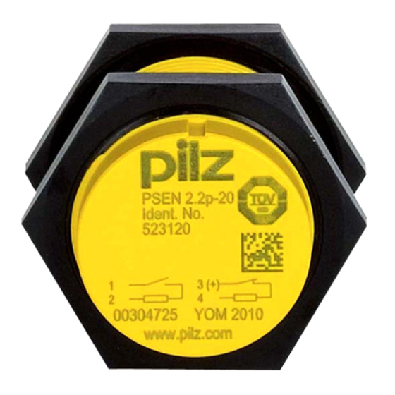 Pilz PSEN 2.2p-20 Operating Manual