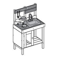 TP Toys Splash & Play Early Fun Wooden Mud Kitchen Instructions For Assembly, Maintenance And Safe Use