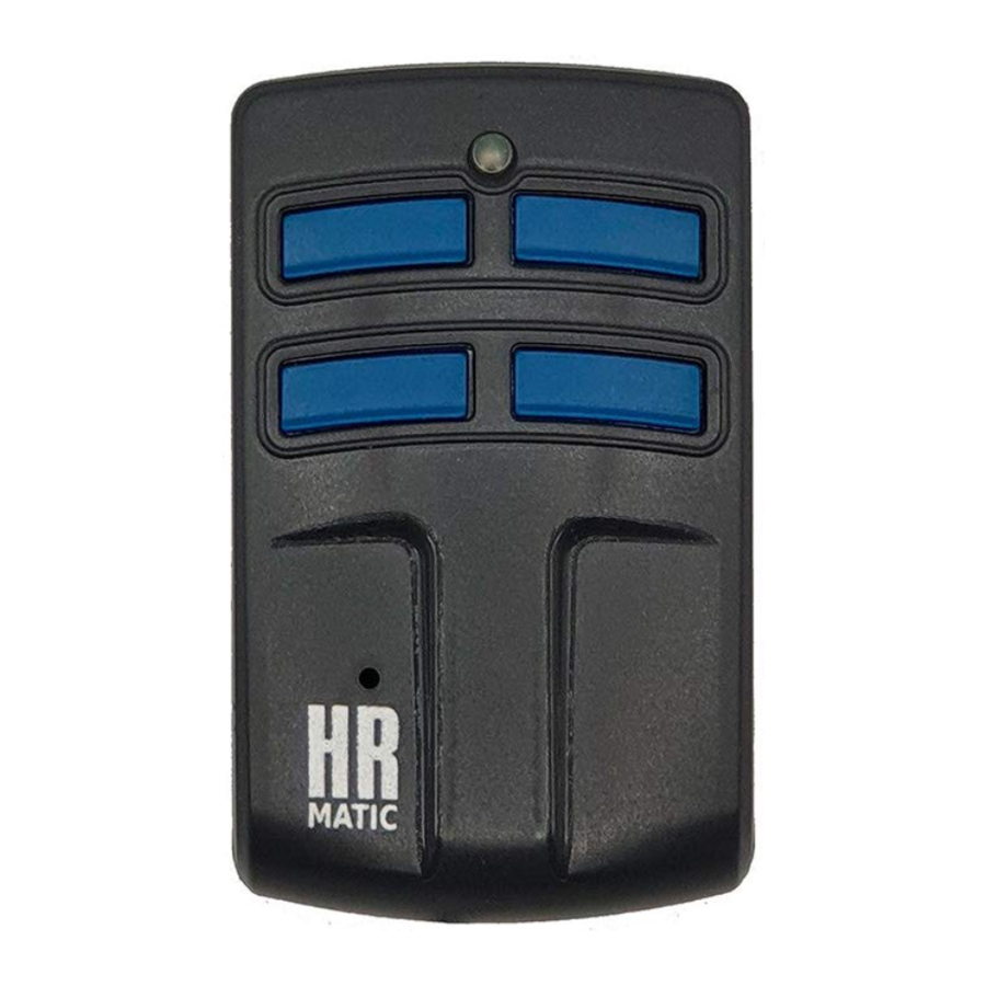 HR Matic MULTI 2 - Remote Control Manual