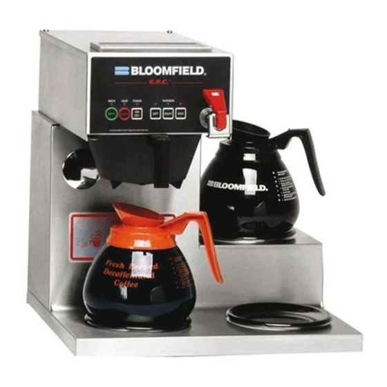 Bloomfield 1012 Owner's Manual