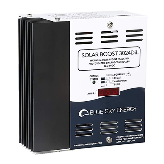 Blue Sky Energy SOLAR BOOST 3024DiL Installation And Operation Manual