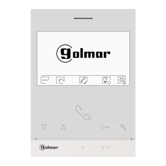 golmar Art 4 LITE/G2+ User Manual