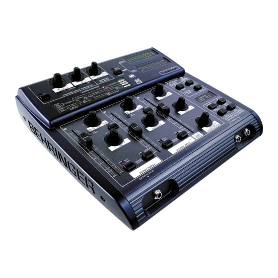 Behringer B-CONTROL User Manual