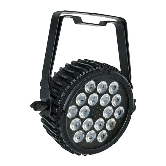 SHOWTEC Compact Par 18 MKII Manual