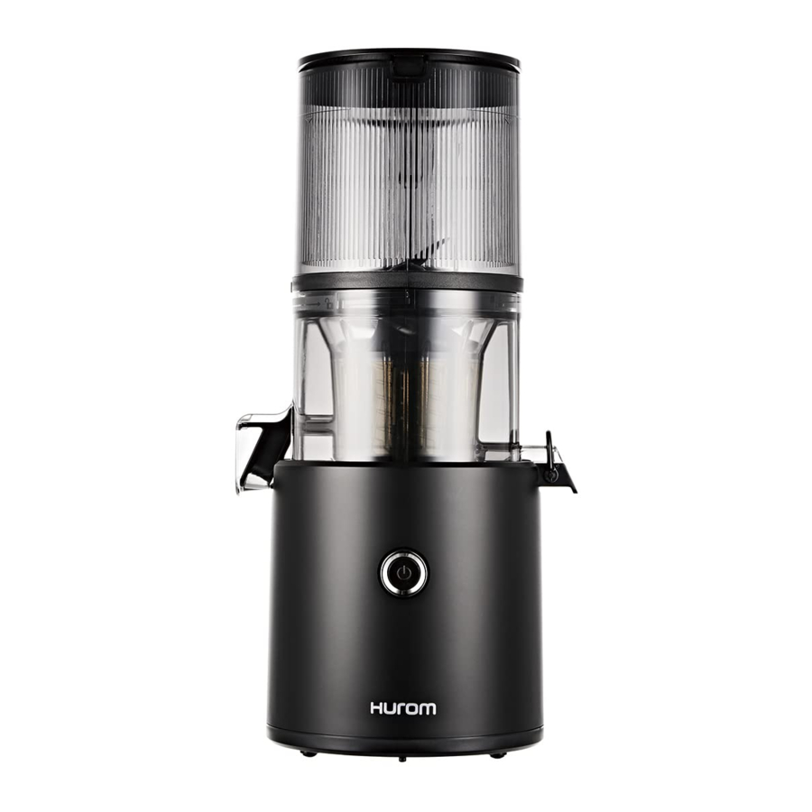 Hurom H-300E Series - Slow Juicer Manual