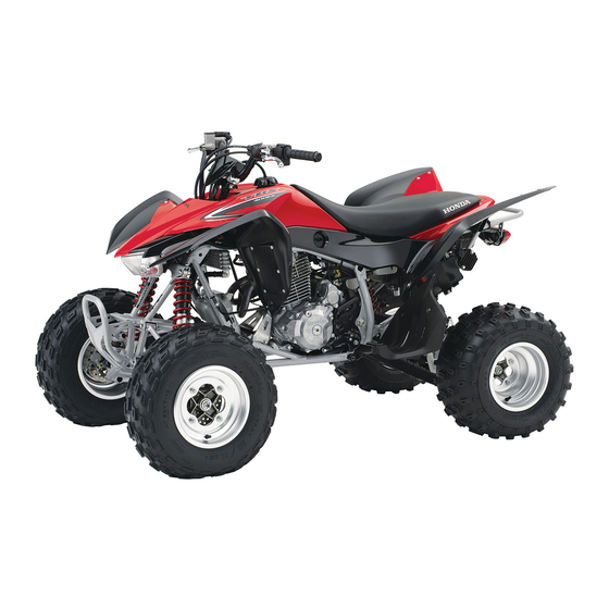 HONDA TRX400EX 2008 OWNER'S MANUAL Pdf Download | ManualsLib