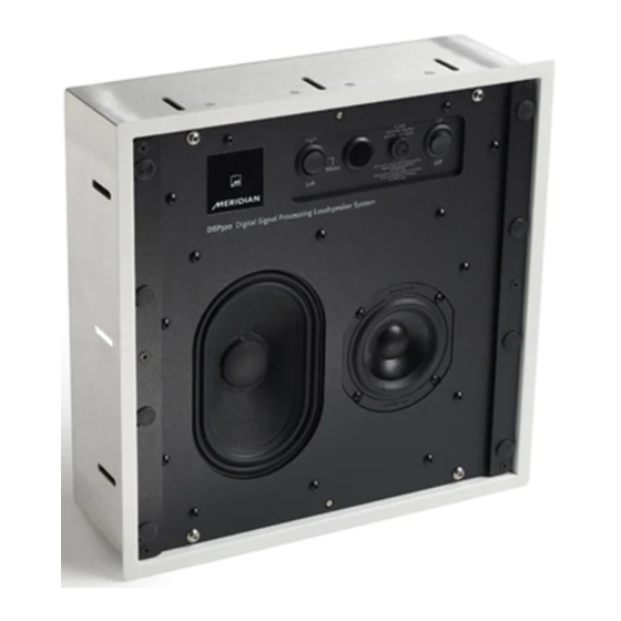 Meridian DSP320 User Manual