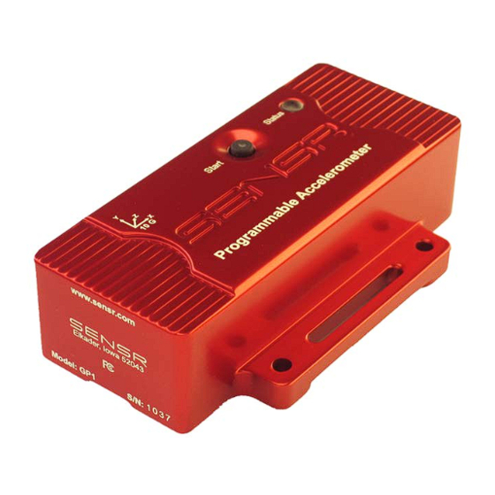 Sensr GP1 User Manual