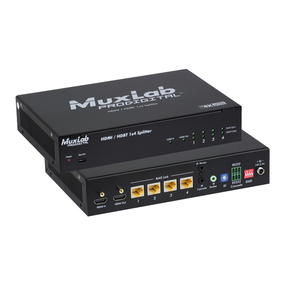 MuxLab 500424 Installation & Operation Manual