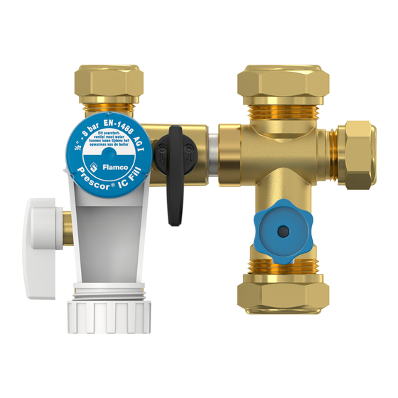 flamco Prescor IC Fill Quick Start Manual