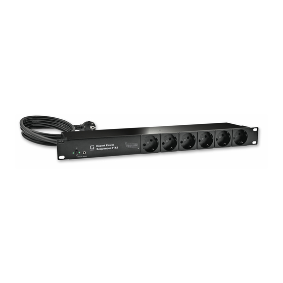 GÜDE Expert Power Sequencer 8112 Series Manual