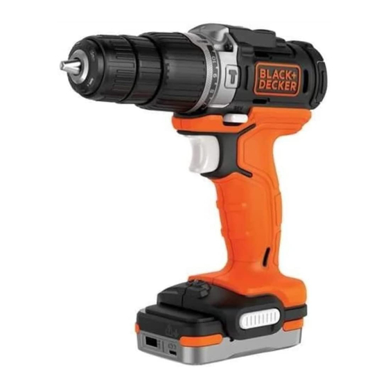 Black+Decker BDCHD12S1 Original Instructions Manual