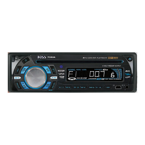 Boss Audio Systems 735UA User Manual