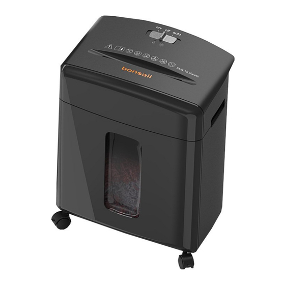 Bonsaii DocShred Pro C220-A Instruction Manual