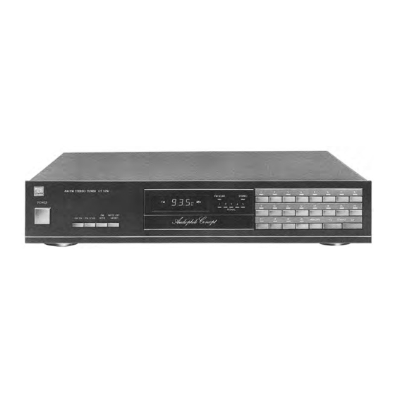 Dual CT 5750 Service Manual